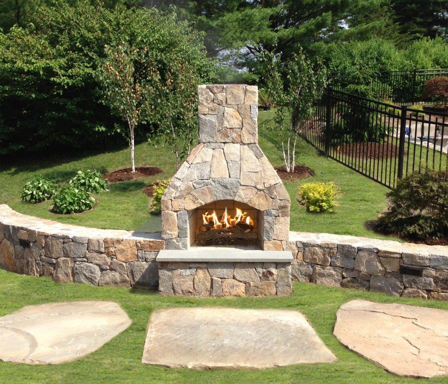 Stone Age Manufacturing 36 Inch Contractor See-Through Fireplace Kit