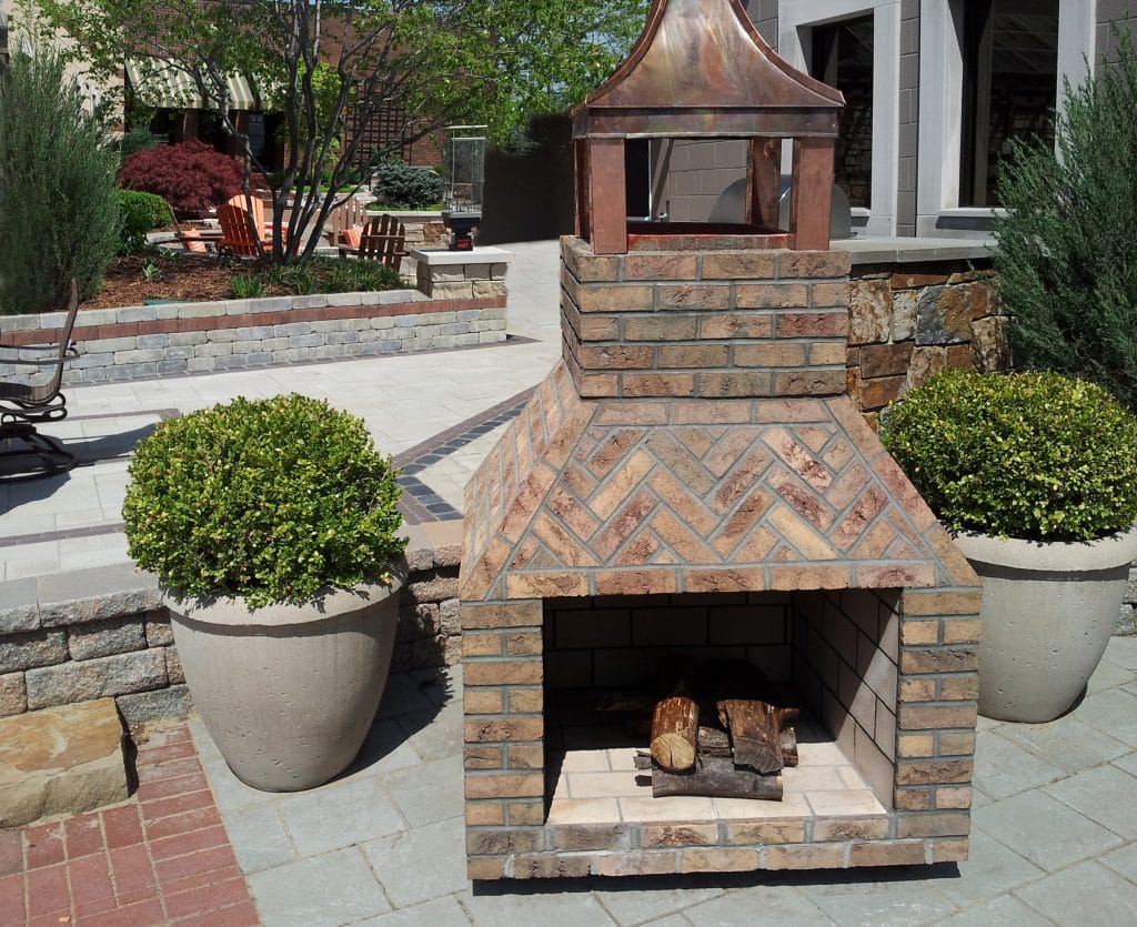 Stone Age Manufacturing 24" Patio Series Outdoor Fireplace with Straight Lintel