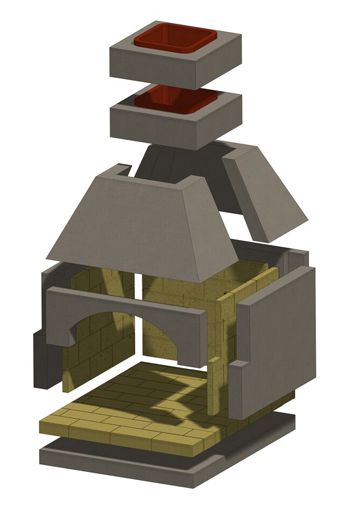 Stone Age Manufacturing 34" Brick Masonry Oven Kit