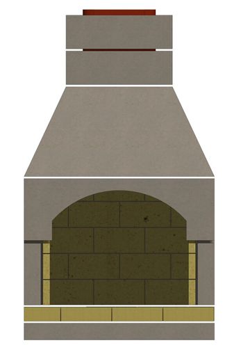 Stone Age Manufacturing 34" Brick Masonry Oven Kit
