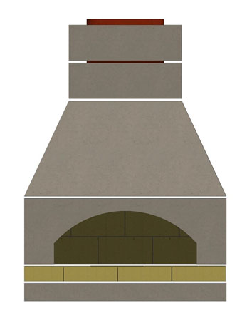 Stone Age Manufacturing 34" Vecchio Masonry Pizza Oven Kit