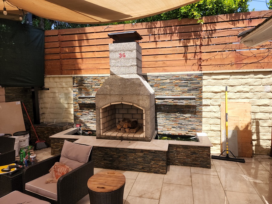 Stone Age Manufacturing 36 Inch Contractor Fireplace Kit