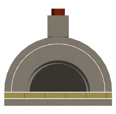 Stone Age Manufacturing 48" Amerigo Masonry Pizza Oven