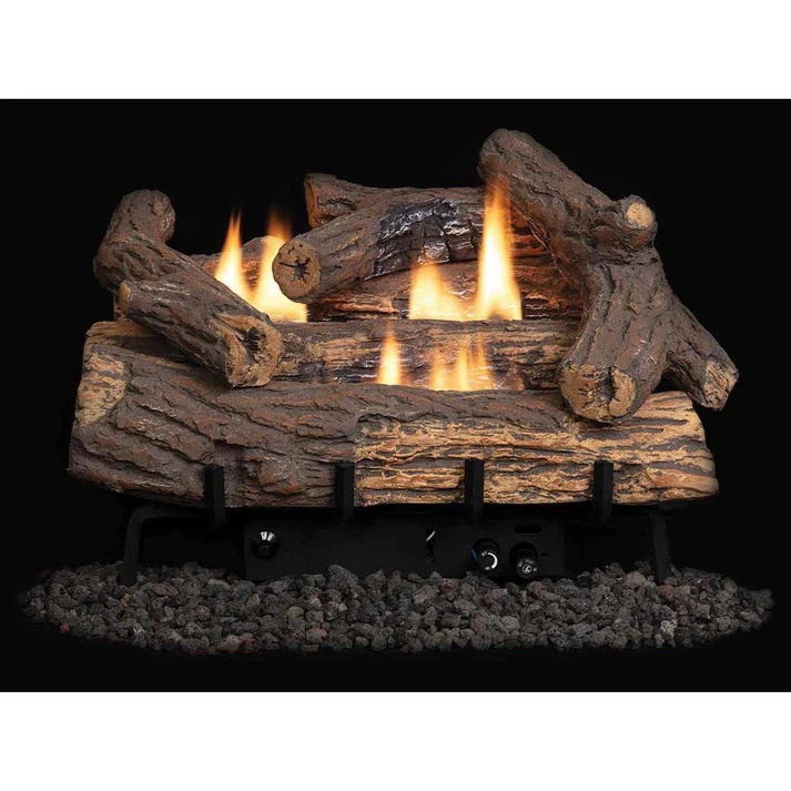 Superior 18/24 Inch Double Flame Burner with 24 Inch Vent Free Gas Log Set - Manual