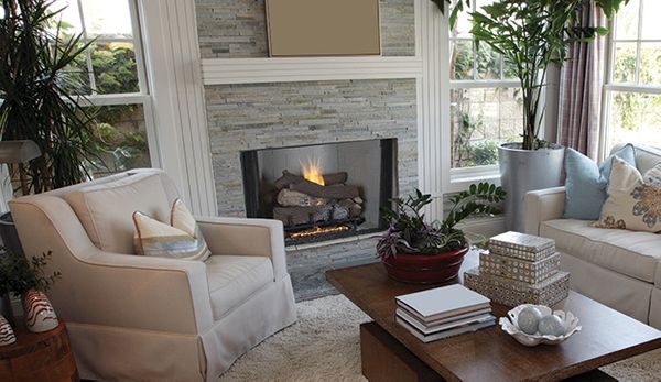 Superior 36" VRT4500 Series Vent-Free Paneled Firebox - White Stacked