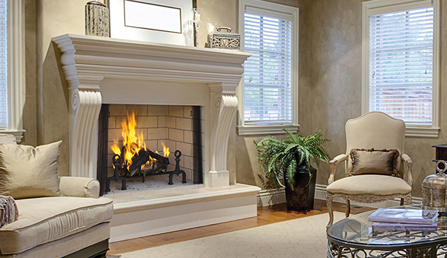 Superior 42" WRT6000 Wood Burning Mosaic Masonry Fireplace Firebox