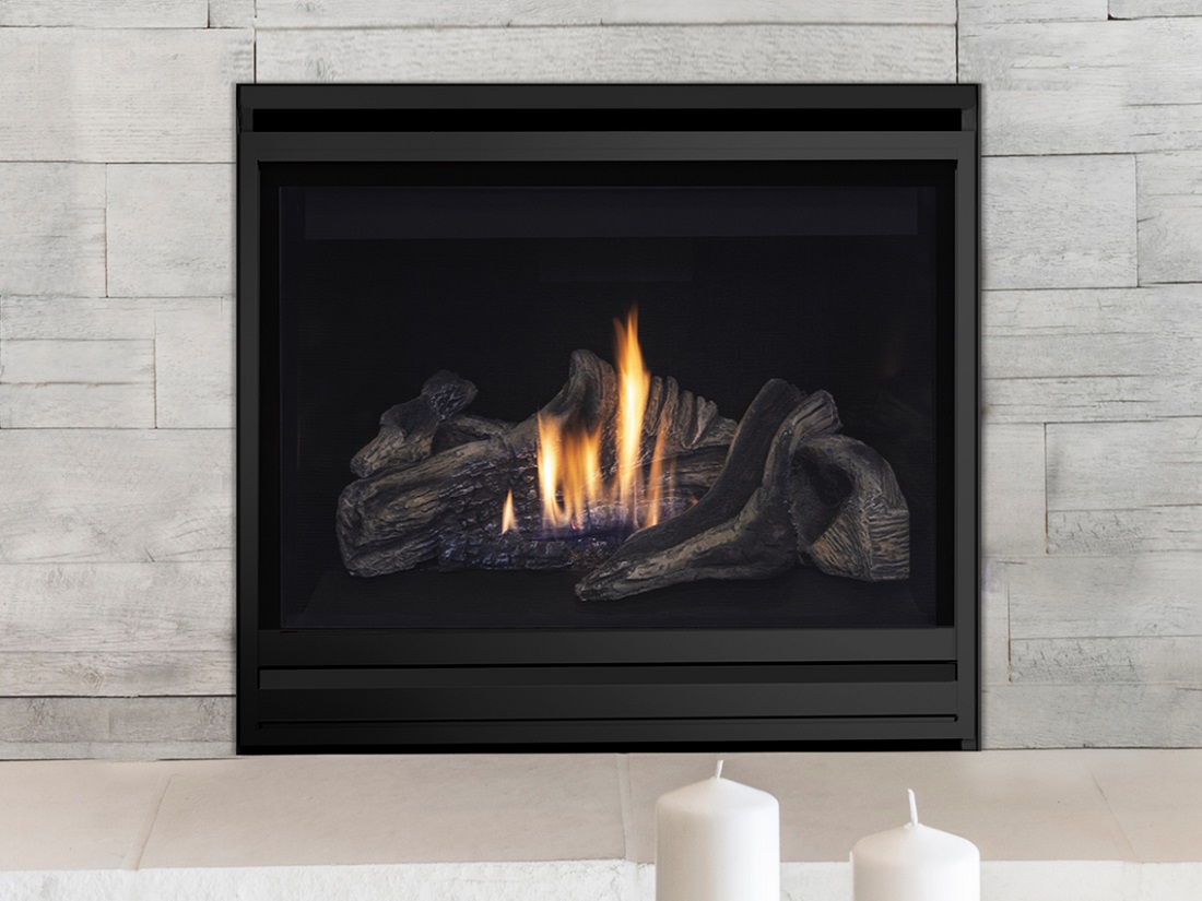 Superior 40 Inch DRC3000 Contemporary Direct Vent Gas Fireplace - Electronic Ignition