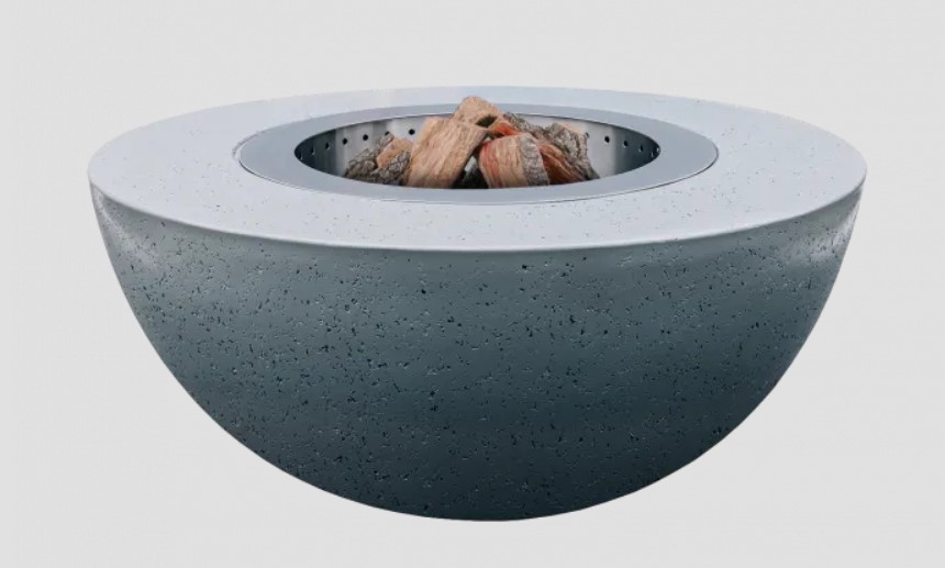 Firegear 42 Inch Lume Smokeless Wood Burning GFRC Fire Bowl
