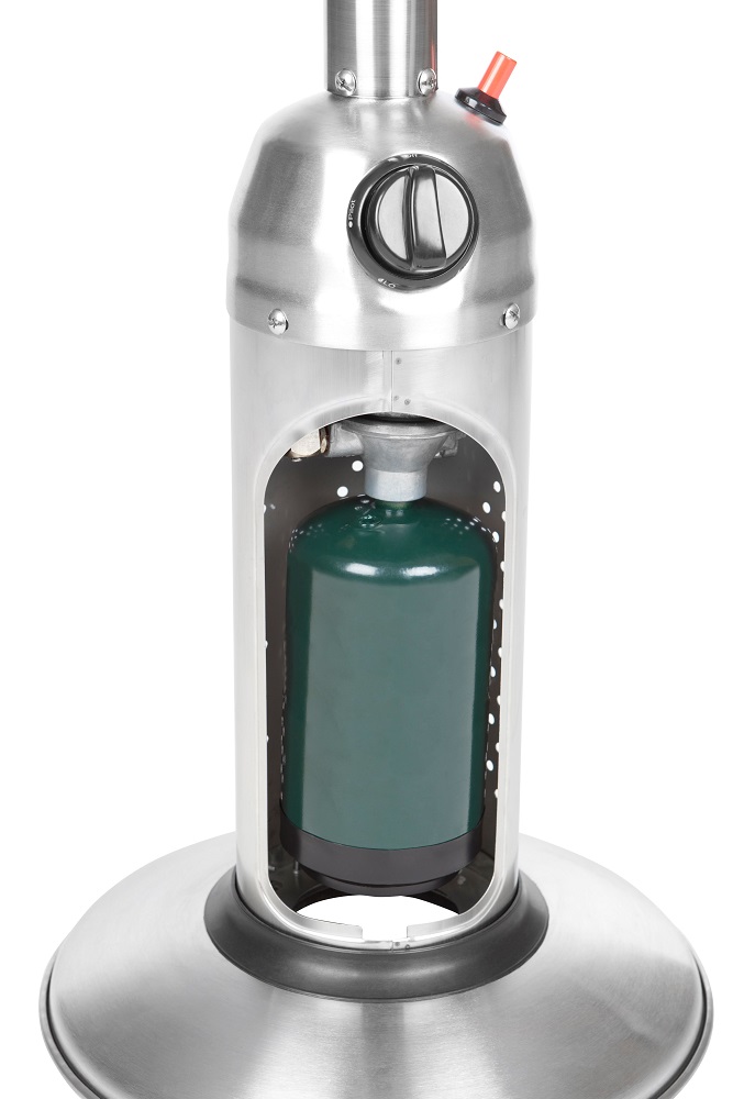 Fire Sense 21" Table Top Patio Propane Gas Heater