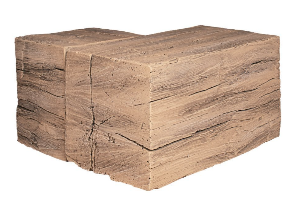 Lexington Hearth Corner Mantel for Tobacco Barn Non-Combustible Mantel Shelves