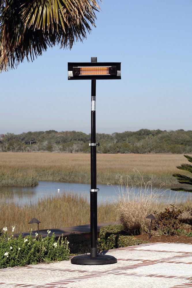 Fire Sense Electric Telescoping Offset Infrared Patio Heater