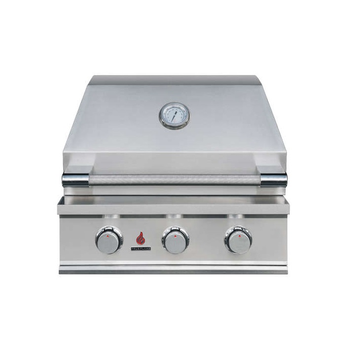 TrueFlame 25 Inch E Series Stainless Steel 3-Burner Gas Grill