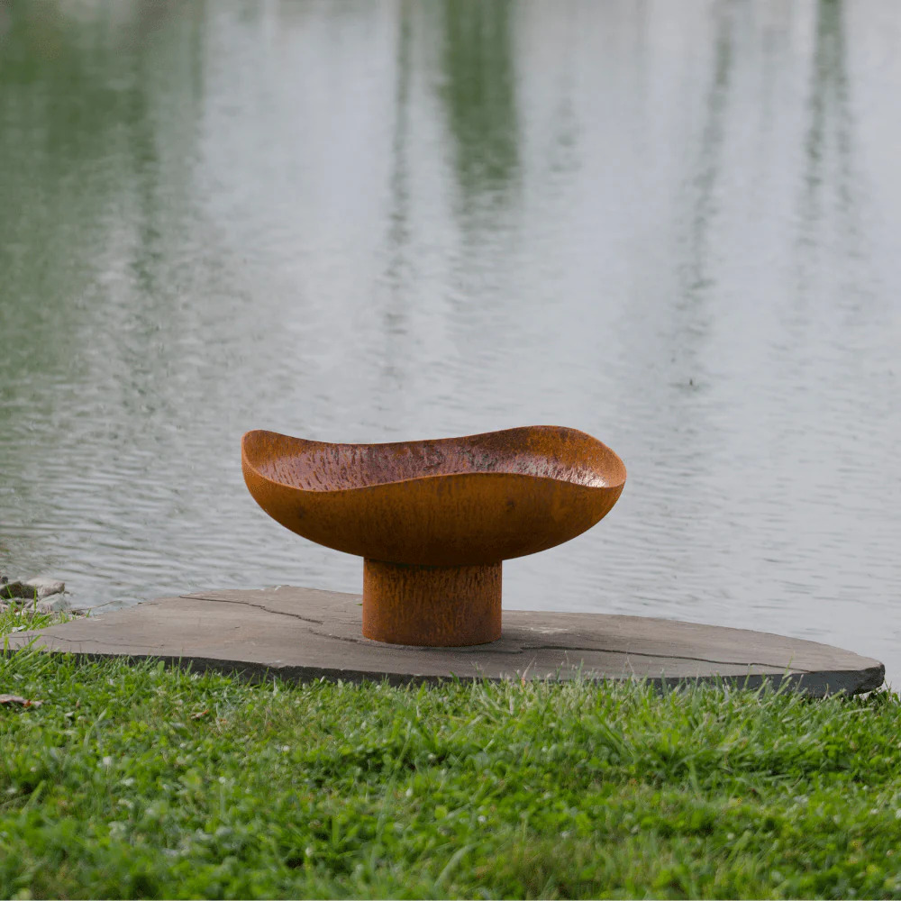 The Fire Pit Gallery 24 Inch Mini Dune Fire Pit with Cylinder Base