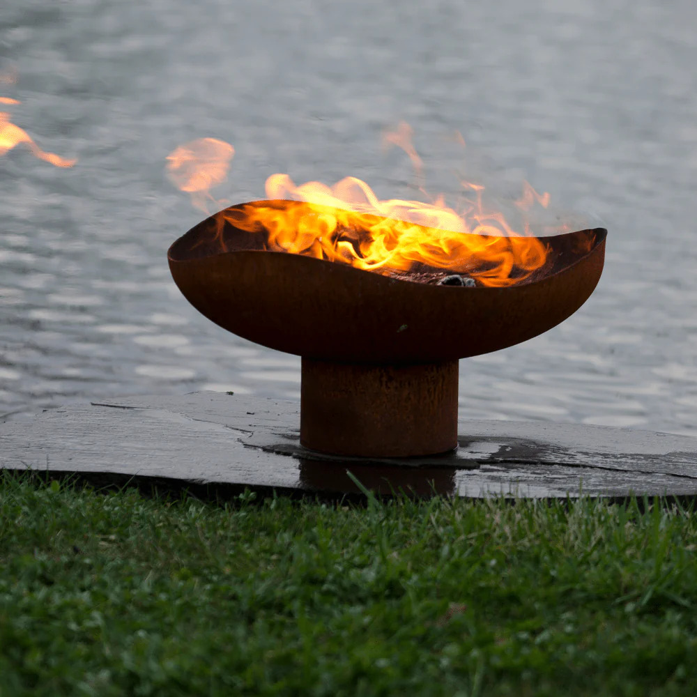 The Fire Pit Gallery 24 Inch Mini Dune Fire Pit with Cylinder Base