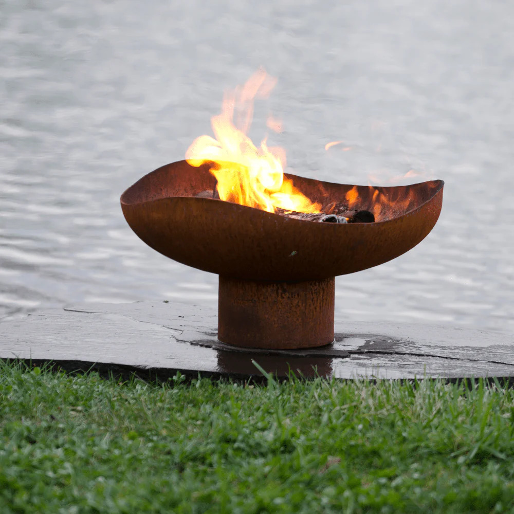 The Fire Pit Gallery 24 Inch Mini Dune Fire Pit with Cylinder Base