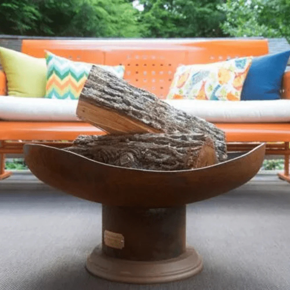 The Fire Pit Gallery 24 Inch Mini Dune Fire Pit with Cylinder Base