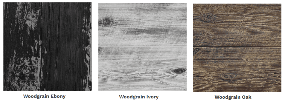 The Outdoor Plus 48 Inch Coronado Wood Grain Gas Fire Pit