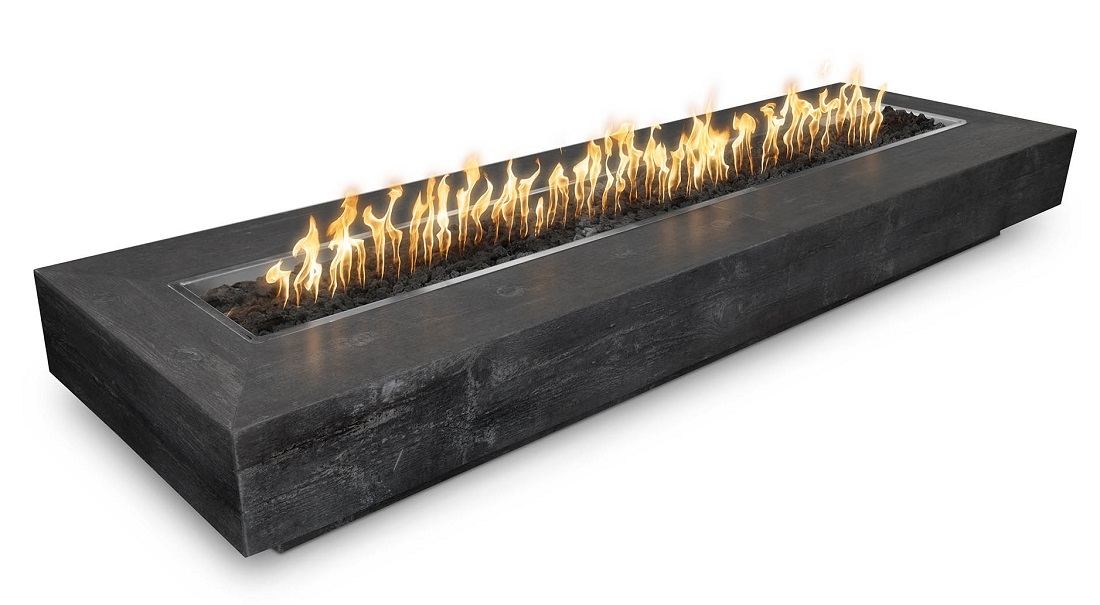 The Outdoor Plus 48 Inch Coronado Wood Grain Gas Fire Pit