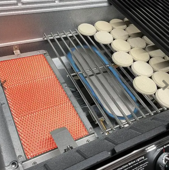 MHP Grills 27 Inch THRG2 Stainless Steel Hybrid Gas Grill Head with SearMagic Grids