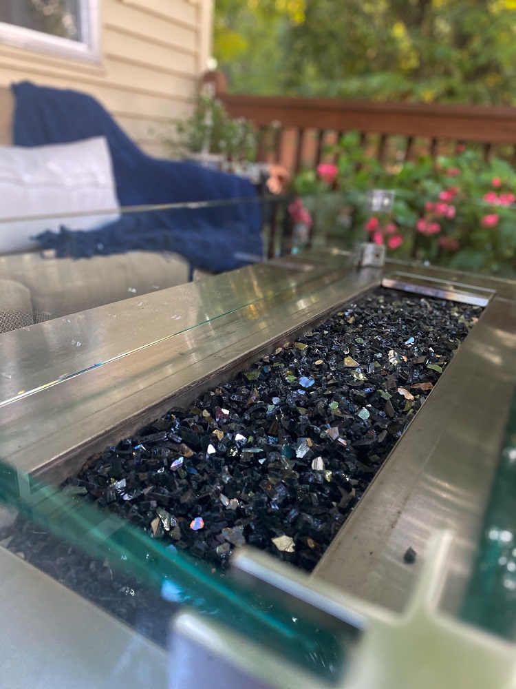 TrueFlame Fire Pit Fire Glass Media - 10 Pounds