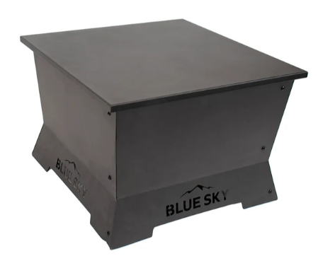 Blue Sky 25 Inch Square Steel Fire Pit Lid for Peak Patio Fire Pits