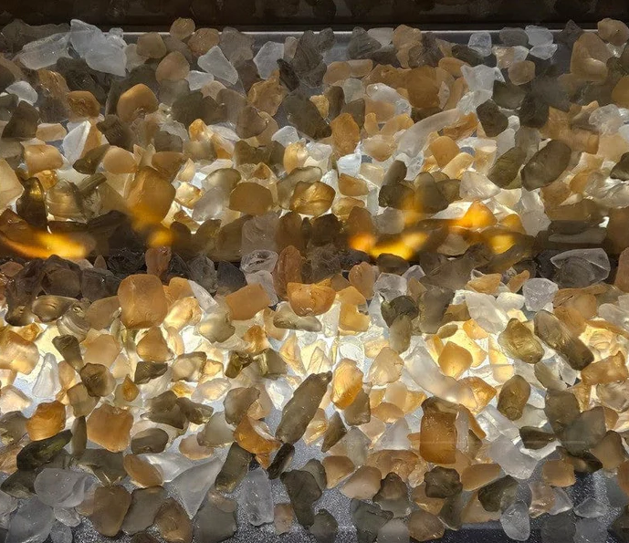 Dimplex Tumbled Glass Media Kit for 70 to 100 Inch Ignite Evolve Fireplaces