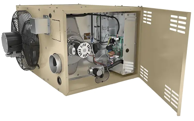 ADP 45K BTU Residential/Commercial Single-Phase 115V Low-Profile Gas Unit Heater