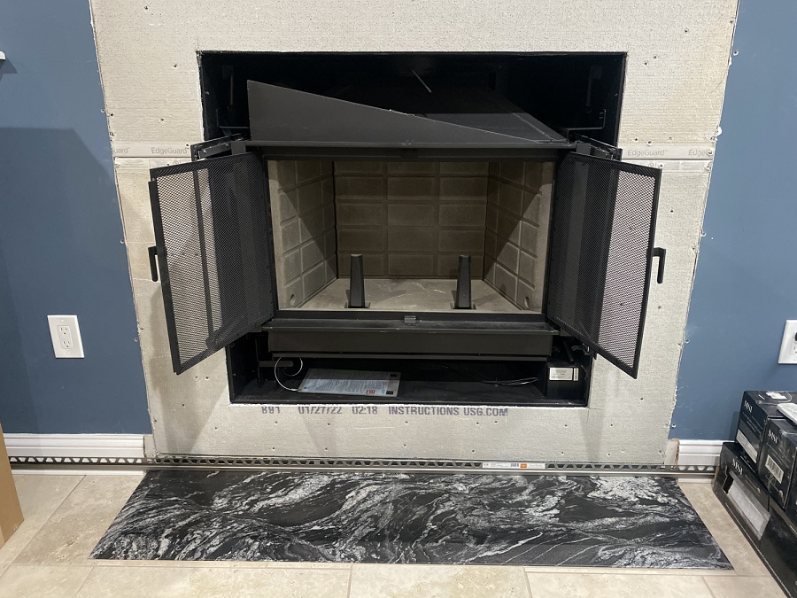 Valcourt Manoir Wood Burning Fireplace