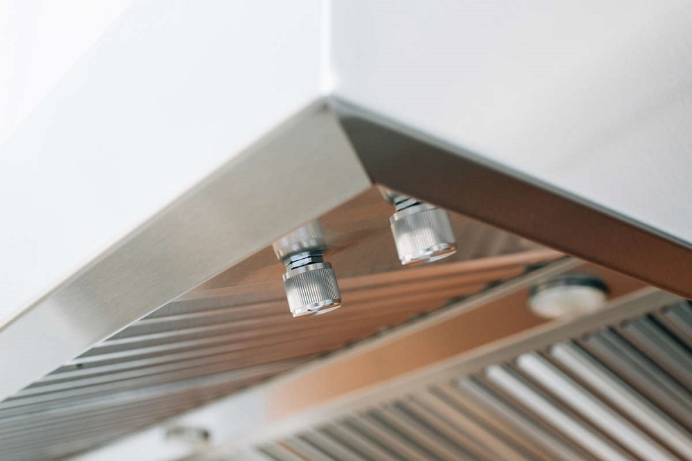 TrueFlame 42 Inch Dual Motor Stainless Steel Outdoor Kitchen Vent Hood