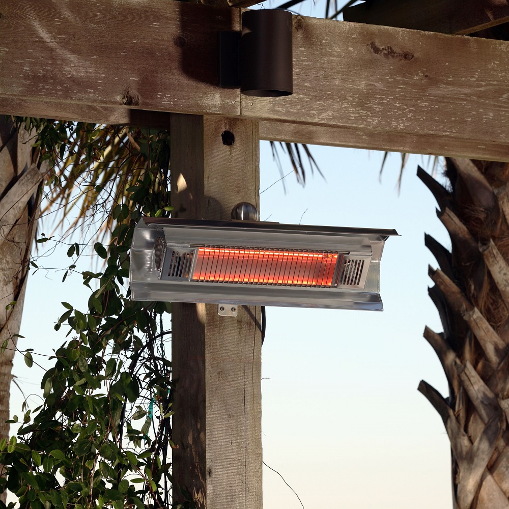Fire Sense Stainless Steel Wall Mounted Infrared Patio Heater