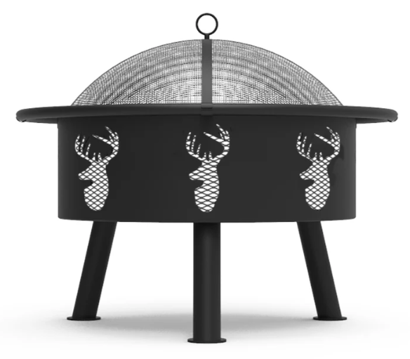 Blue Sky 29 Inch Round Barrel Wood Burning Fire Pit