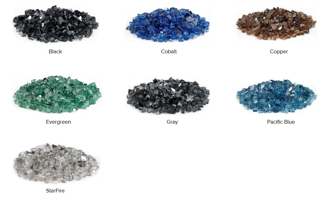 Warming Trends 1/2 Inch Reflective Fire Glass - 10 Pounds