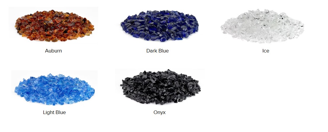 Warming Trends 3/4 Inch Recycled Fire Glass - 10 Pounds