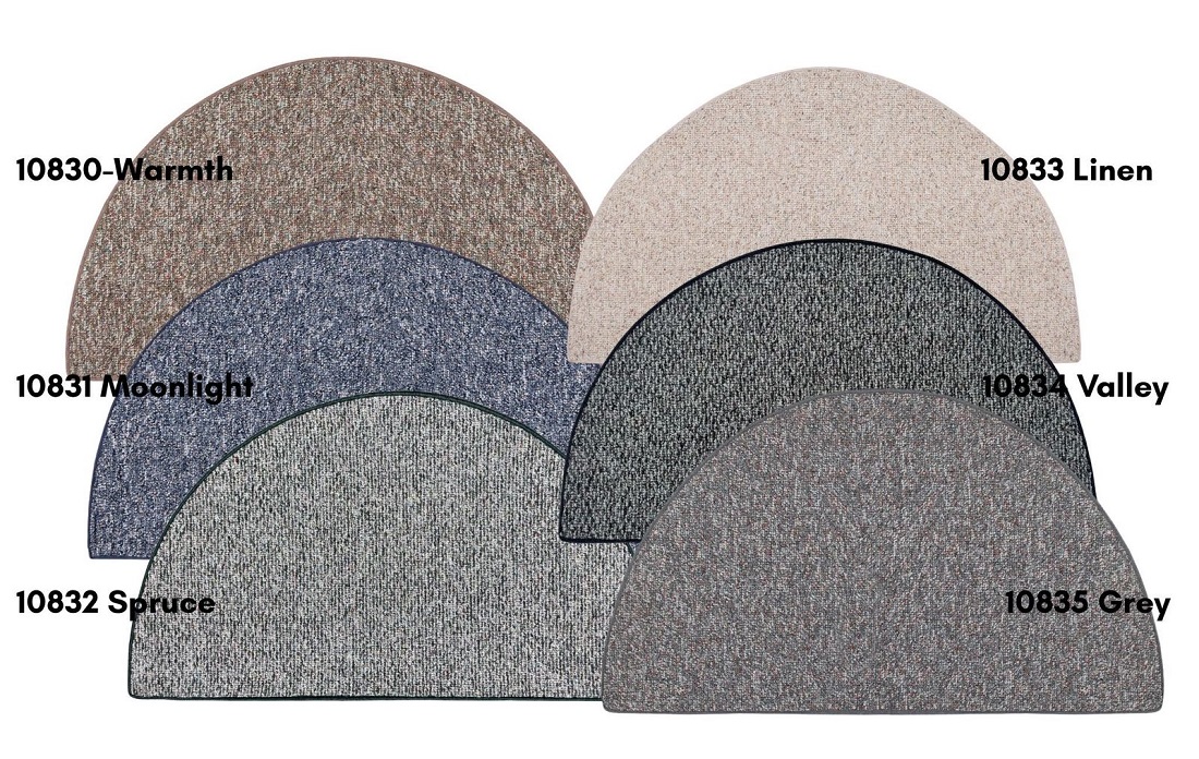 Goods of the Woods 48 x 27 Inch Homefire Half Round Hearth Rug