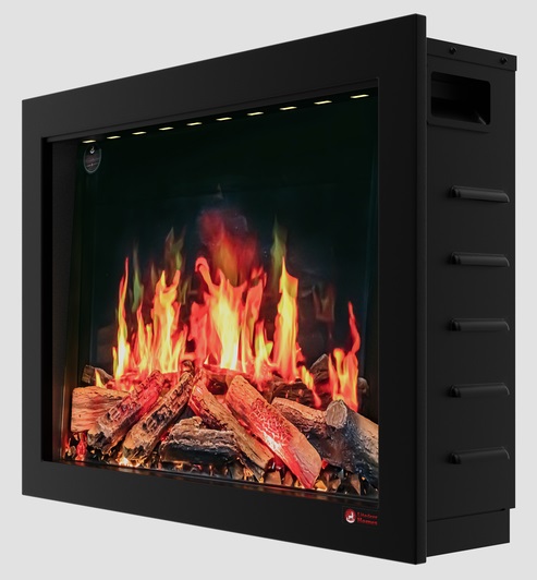 Litedeer Homes 32 Inch Litestar Smart Electric Fireplace Insert with Breathing Oak Logs