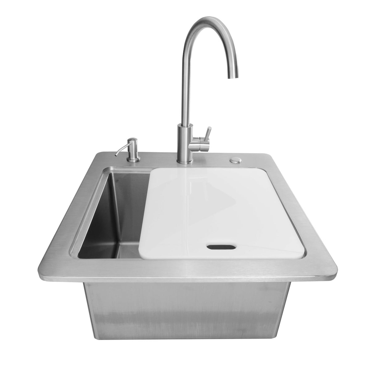 Coyote Outdoor Living 21 Inch Sink with Faucet