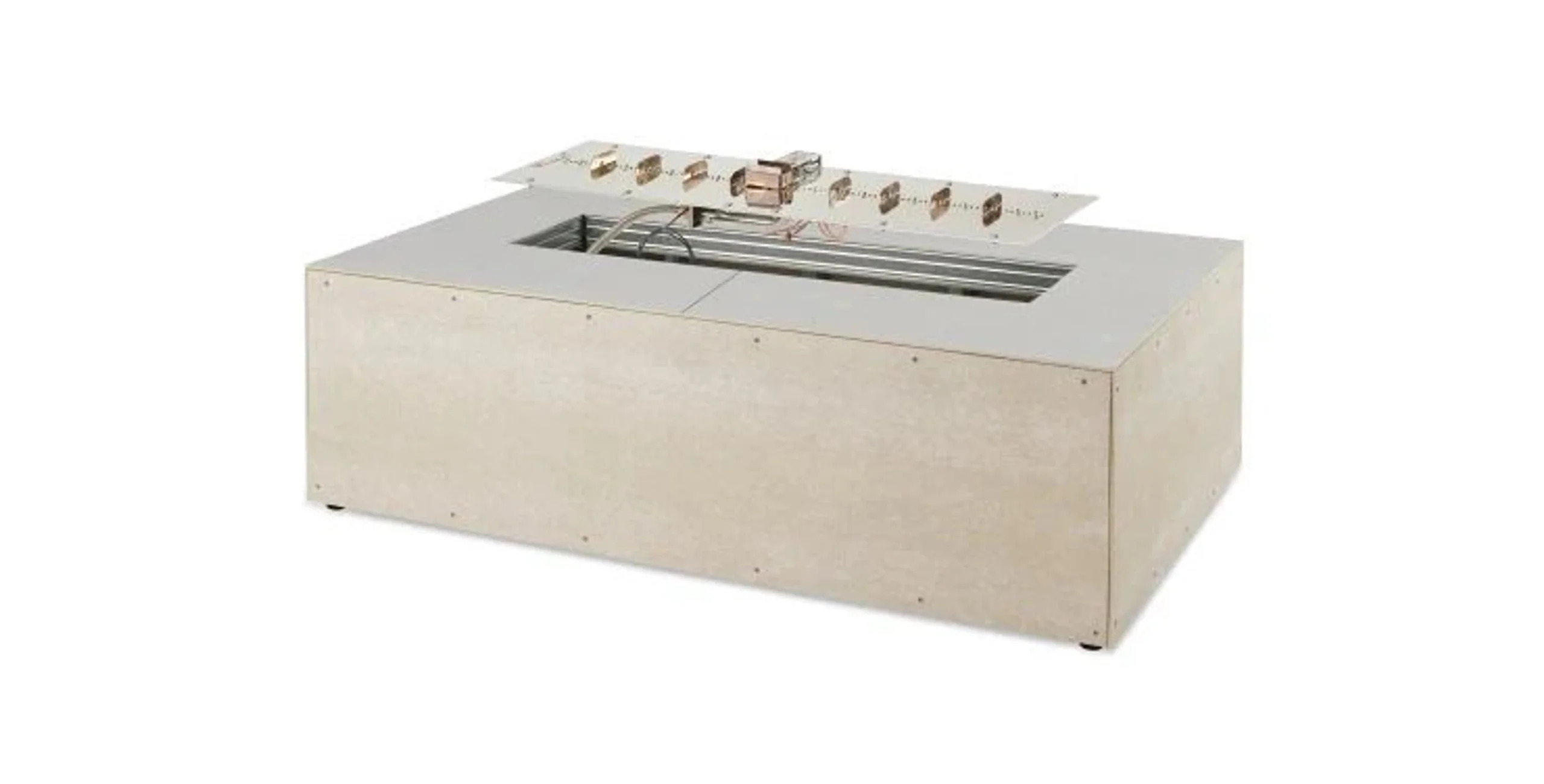 Outdoor Greatroom Company 48 Inch Linear RTF Natural Gas Fire Pit Kit