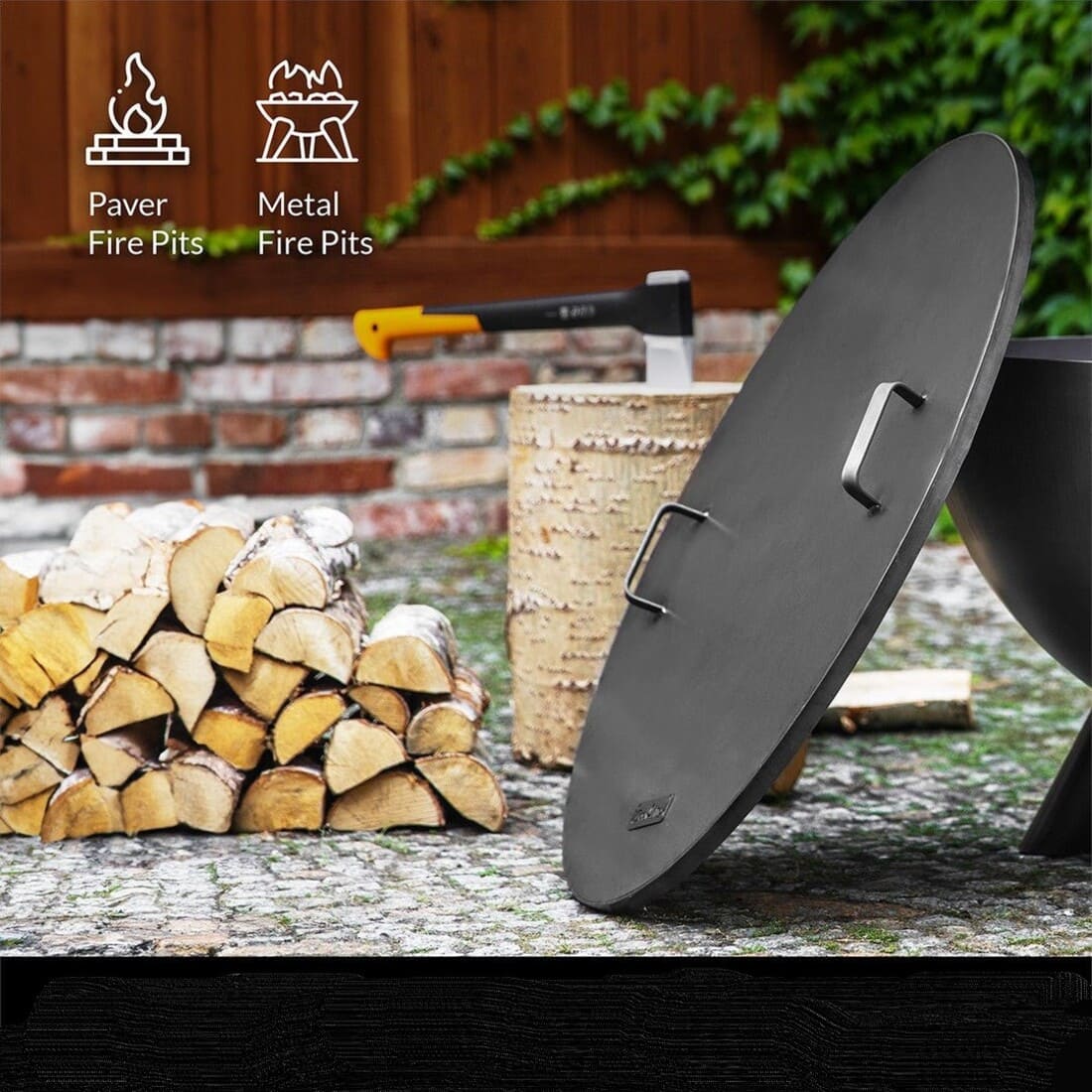 Good Directions Lid Cover for Fire Pit Sets and Paver Fire Pits