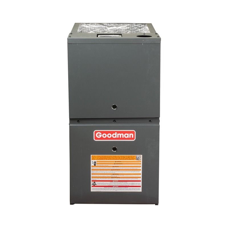 Goodman 80K BTU 80% AFUE Upflow/Horizontal Two-Stage Gas Furnace with VS-ECM Motor - 1200 CFM