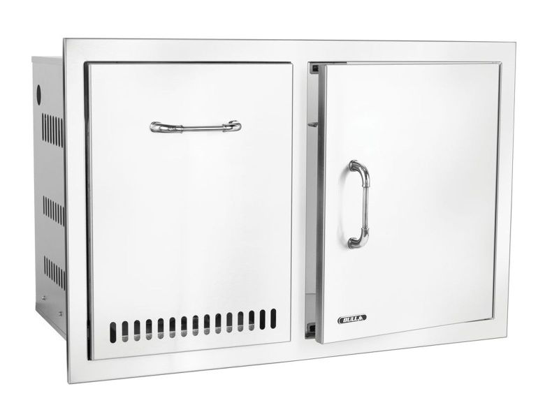 Bull Outdoors 33 Inch Propane Drawer and Door Outdoor Kitchen Combo