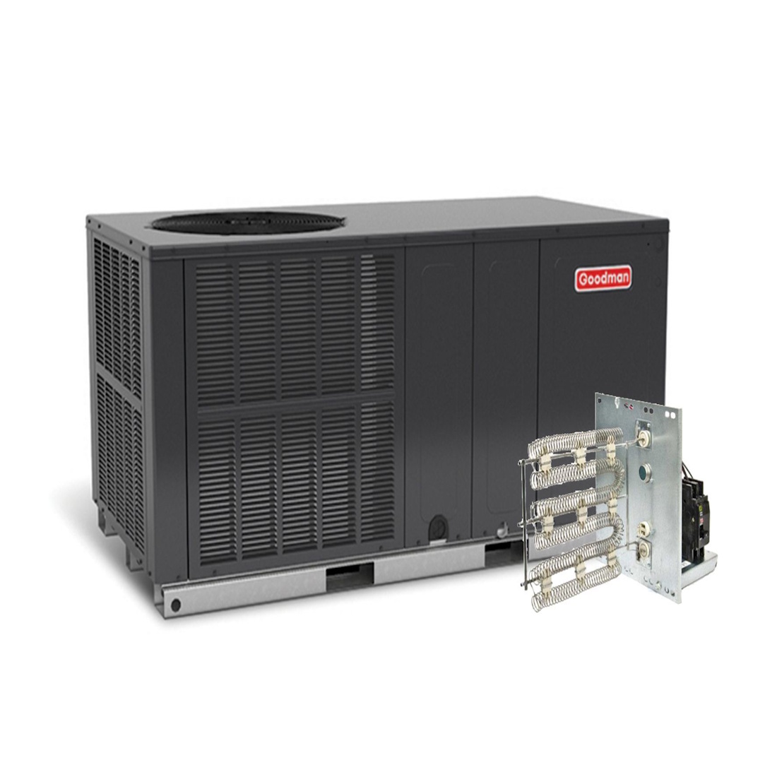 Goodman 5 Ton 13.4 SEER2 R-32 Black Horizontal Packaged Air Conditioner