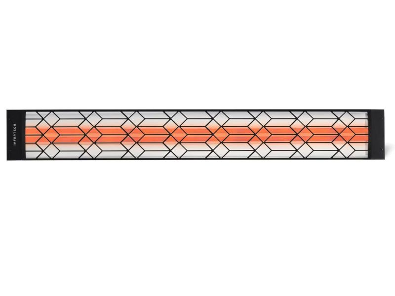 Infratech Comfort Craftsman Motif 6000W Dual Element Electric Patio Heater - 277V