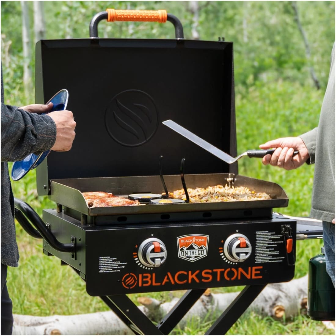 Blackstone 22 Inch SIngle Side Shelf Propane Griddle with FlexFold Legs and Omnivore Technology