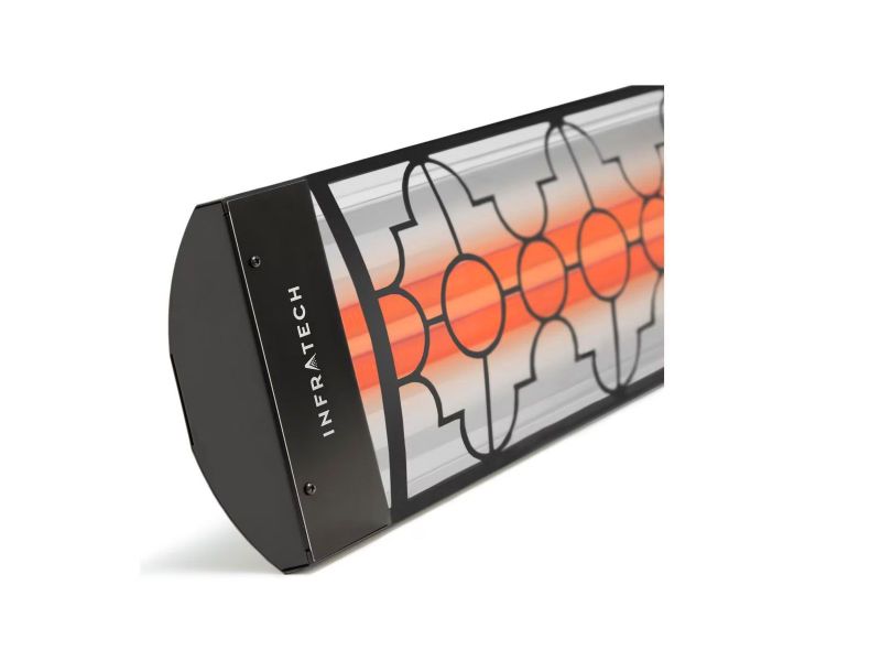 Infratech Comfort Mediterranean Motif 4000W Dual Element Electric Patio Heater - 208V