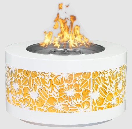 The Outdoor Plus 60 Inch Unity Series Short Caribbean LED Edition Gas Fire Pit - Electronic Ignition