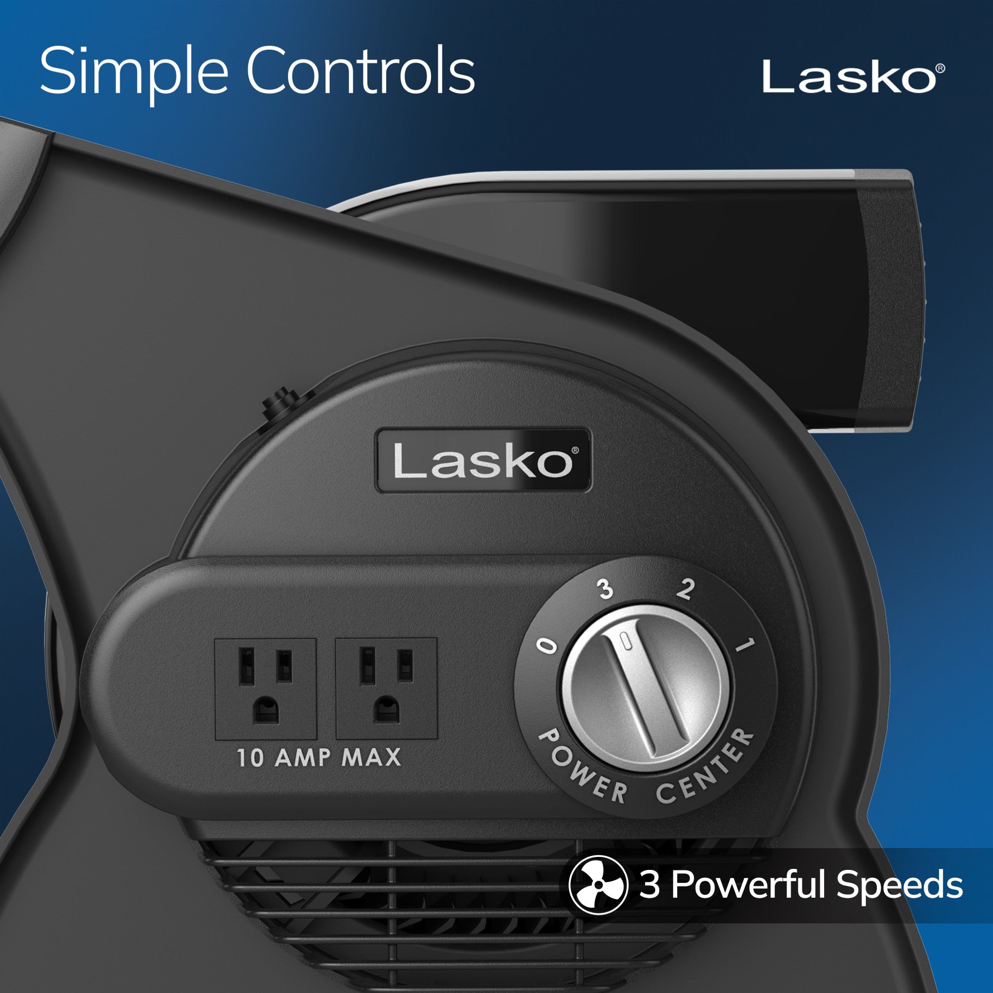 Lasko 15 Inch Pro Performance Pivoting High-Velocity Utility Fan