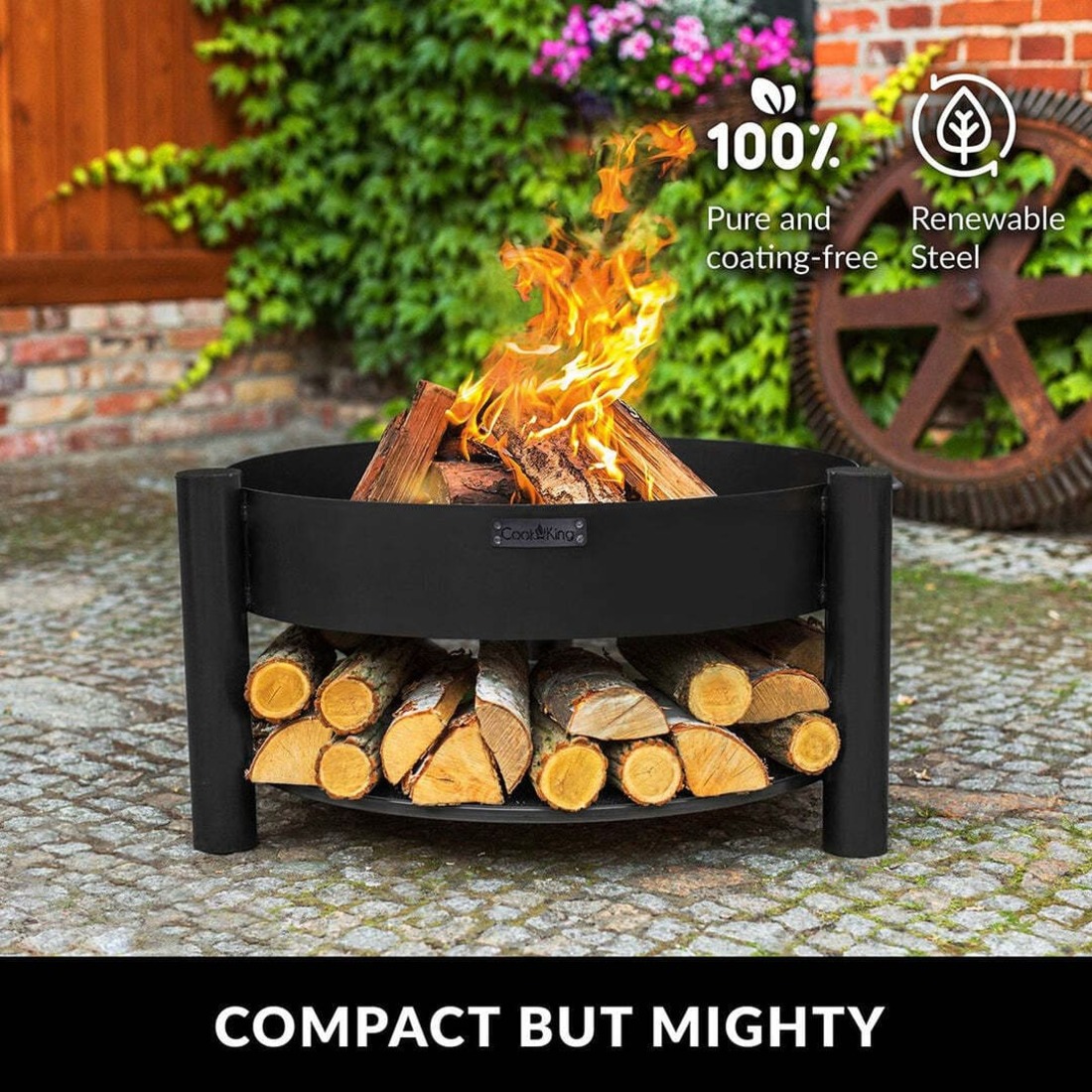 Good Directions 24 Inch Montana Wood Burning Fire Pit