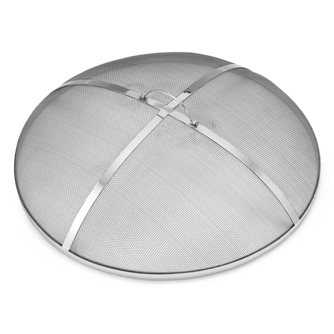 Good Directions 27 Inch Heavy-Duty Stainless Steel Spark Screen with Lifter for Fire Bowls