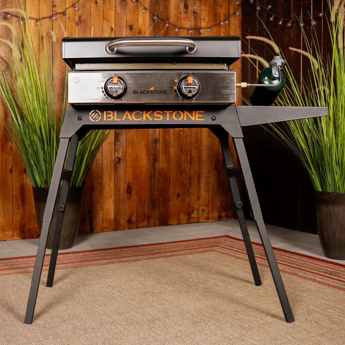 Blackstone Griddle Stand with Removable Side Shelf for 17 and 22 Inch Griddles