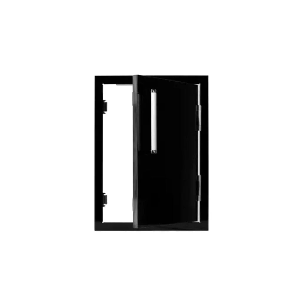 Whistler Grills 17 x 24 Inch Black Stainless Steel Vertical Door